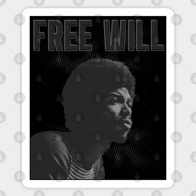Free will // Gil scott // Ilustrations Magnet by Degiab